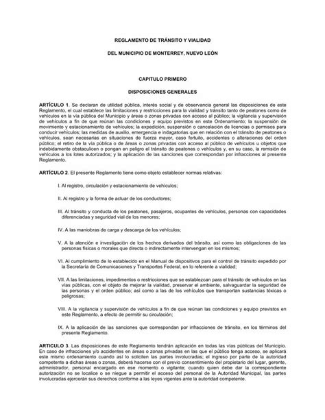 Pdf Reglamento De Tr Nsito Y Vialidad Pdf Filediferenciadas Y