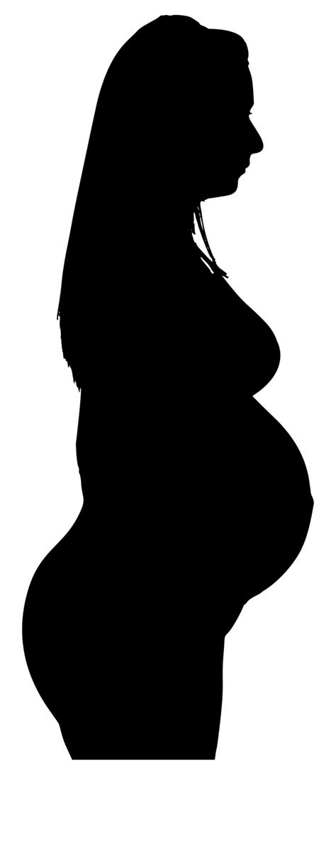 Free Pregnant Woman Silhouette Clipart Download Free Pregnant Woman