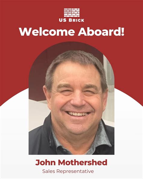 Us Brick On Linkedin 🎉 Join Us In Welcoming John Mothershed To The Us