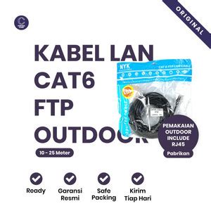 Jual Kabel Lan Cat Ftp Outdoor Nyk Ethernet Cable Pabrik Straight