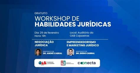 Workshop De Habilidades Jur Dicas Em Cajazeiras Sympla