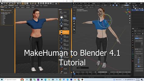 Makehuman To Blender Tutorial Freedom D Tutorials