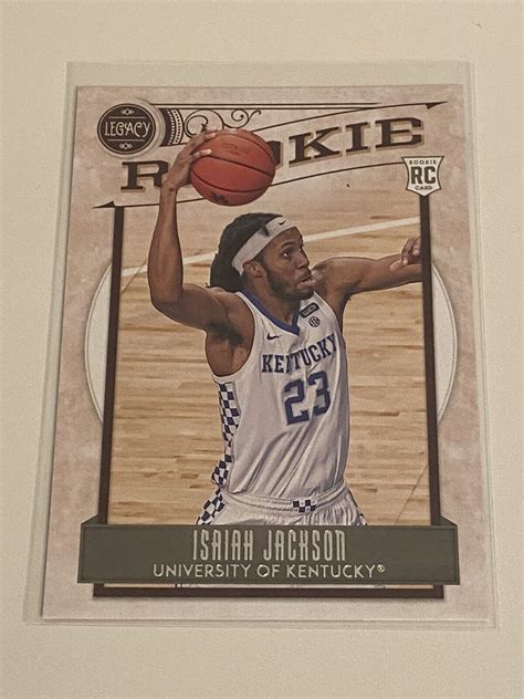 2021 Panini Chronicles Legacy Draft Picks Isaiah Jackson RC Rookie Card