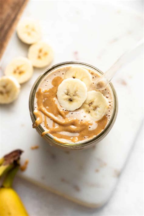 Healthy Peanut Butter Banana Smoothie Lexis Clean Kitchen