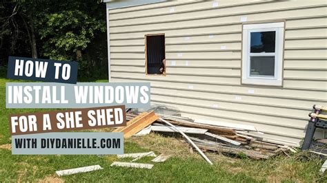 How To Install A Window In Shed At Louise Collier Blog