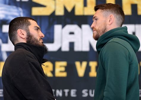 Photos: Artur Beterbiev, Callum Smith - Face To Face at Final Presser ...