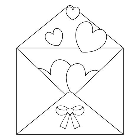 Envelope Coloring Pages