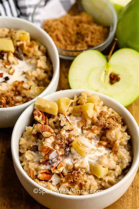 Apple Cinnamon Oatmeal Spend With Pennies