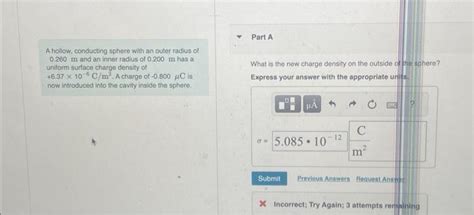 Solved A hollow, conducting sphere with an outer radius of | Chegg.com 