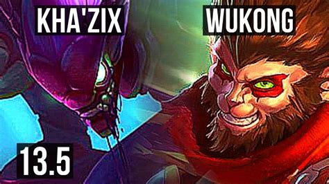 Kha Zix Vs Wukong Jng M Mastery Games Godlike Kr