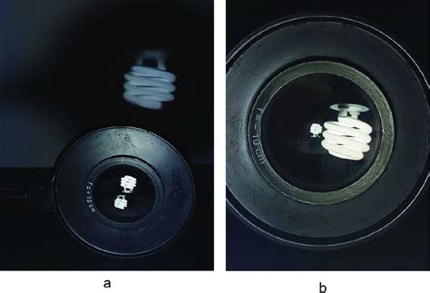 (a) The setup with biconvex lens surfaces, f = 10 cm, p = 17 cm. A... | Download Scientific Diagram