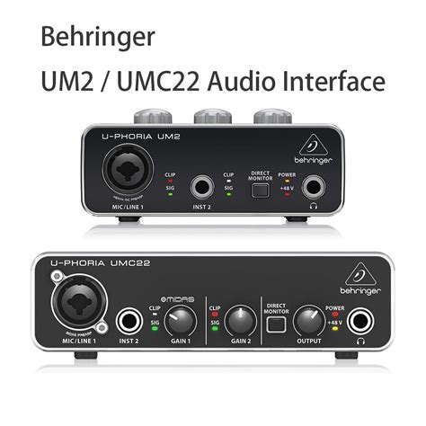 Original Behringer U Phoria Um2 Umc22 Umc202hd Umc204hd Umc