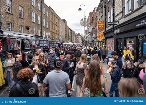 The Brick Lane Street Market in East London Editorial Stock Photo ...