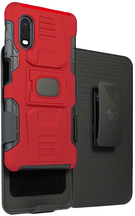 Case And Clip For Galaxy Xcover Pro Nakedcellphone Rugged Ring Grip