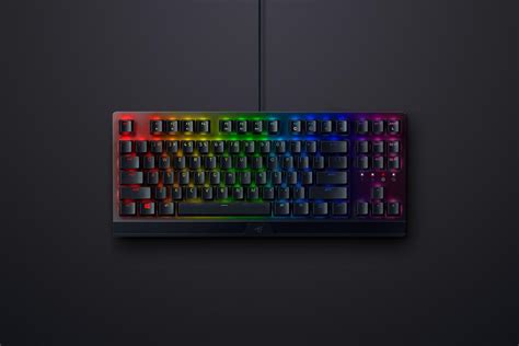 Kompaktiška Žaidimų klaviatūra Razer BlackWidow V3 Tenkeyless Green