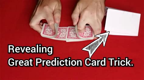 Tutorial Of Great Prediction Card Trick Revealing Card Tricks Youtube