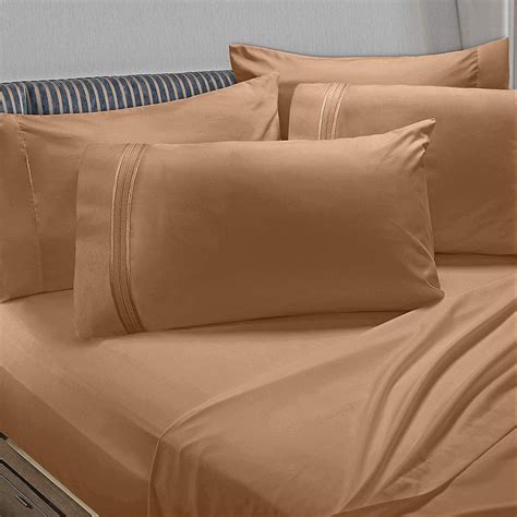 Clara Clark 5 Piece 1800 Microfiber Collection Bed Sheet Set Deep