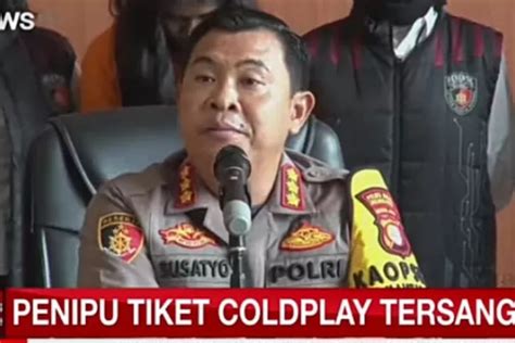 Ini Modus Gda Pelaku Penipuan Tiket Konser Coldplay Victory News