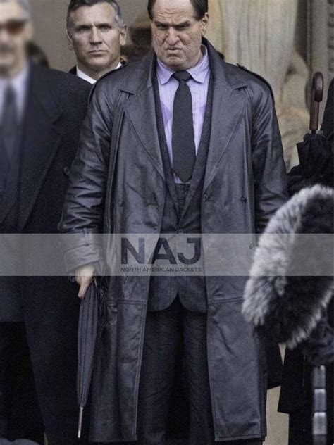 Oswald Cobblepot The Batman Colin Farrell Black Trench Coat