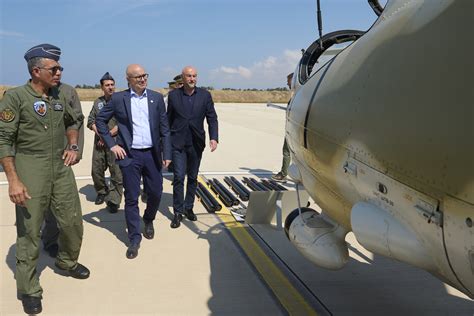 Minister Vučević Visits 55th Combat Group At Cyprus Andreas Papandreou