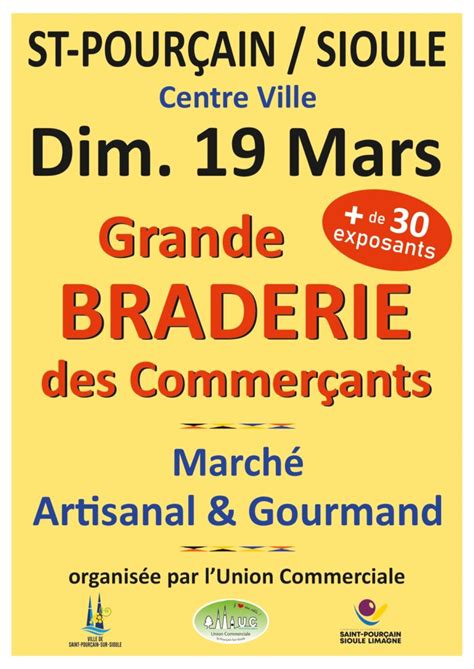 Braderie De Prinptemps March Artisanal Et Gourmand Commerces Saint