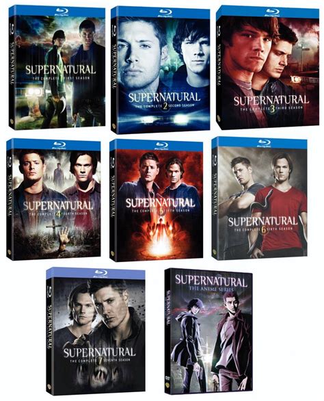 Supernatural The Complete Seasons 1 7 Blu Ray Individually