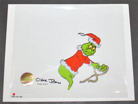 Original Signed Chuck Jones How The Grinch Stole Christmas Production