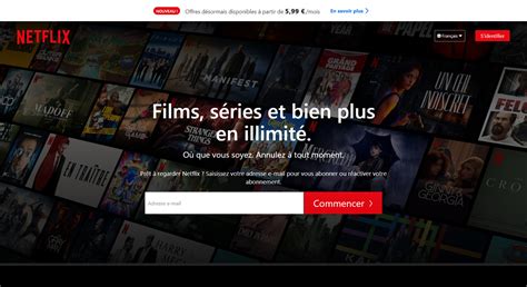 Netflix Plateforme De Streaming S Ries Et Films Siteinlight