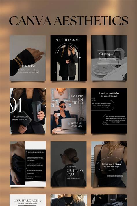 Canva Aesthetics Templates Canva Instagram Templates Feed