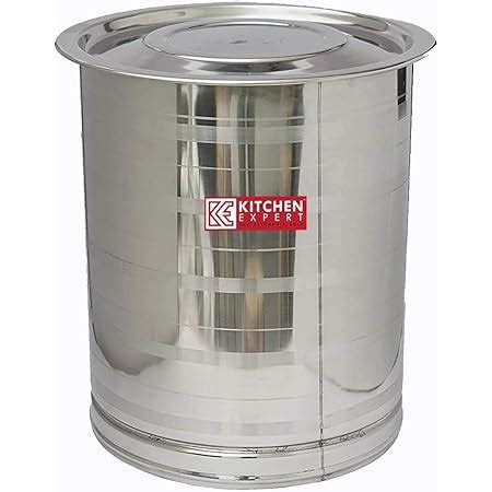 Buy Global Enterprises Stainless Steel Drum Kothi For Storing Water Or