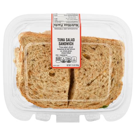 Save On Stop Shop Deli Sandwich Tuna On Whole Grain Wheat Bread Order