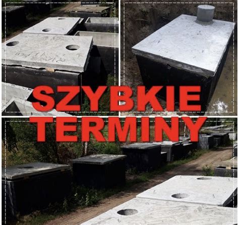 Szambo betonowe 4m3 zbiornik szczelny 4000 litrów mauser 4 kubiki Ełk