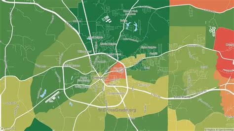 The Safest And Most Dangerous Places In Enterprise Al Crime Maps And