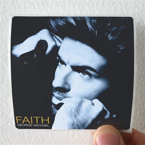 George Michael Faith Album Cover Sticker