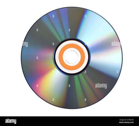 Compact disc isolated on a white background Stock Photo - Alamy