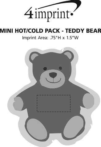 Imprint Mini Hot Cold Pack Teddy Bear TB