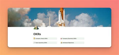 Notion Company OKRs Ultimate Notion Template | Prototion
