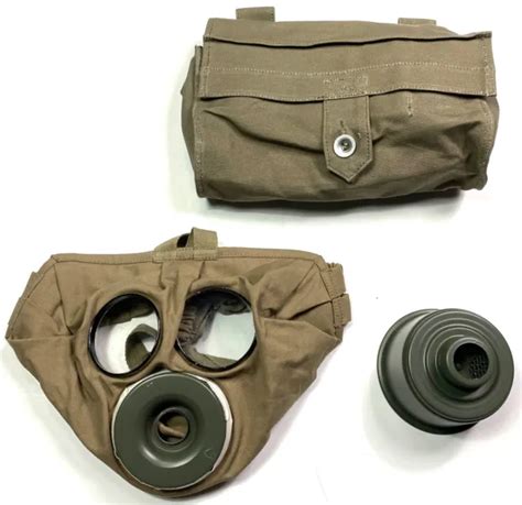 Wwi German Infantry M Gas Mask Gummimaske Carry Bag