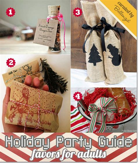 Creative Homemade Christmas Party Favors