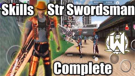 Walk Online Mobile Complete Skills Of Str Pow Swordsman Ran Online