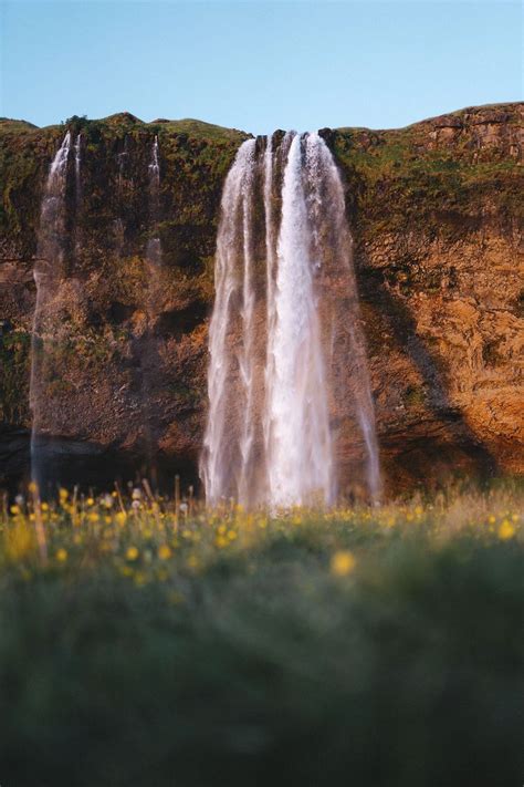 View of Seljalandsfoss waterfall in Iceland | Premium Photo - rawpixel