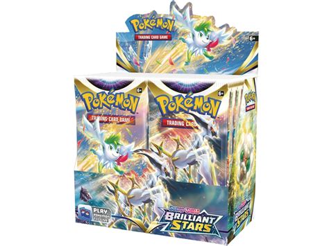 Espada Y Escudo Astros Brillantes Booster Box Pokemon Trading Card