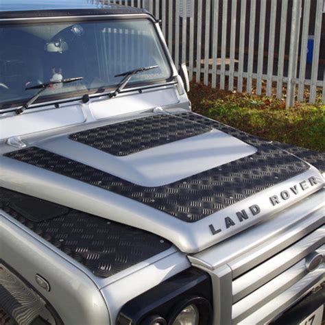 2 Piece 3mm Aluminium Chequer Plate For Land Rover Defender Puma