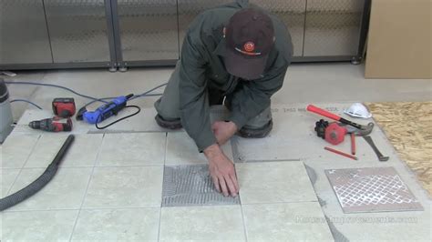 How To Replace A Single Crackedbroken Floor Tile Youtube