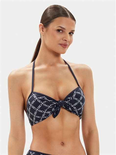 MICHAEL Michael Kors Góra od bikini MM7N050 Granatowy Modivo pl