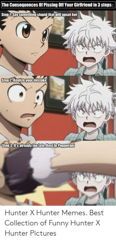 Hunter X Hunter Funny Meme Hunter Anime Hunter X Hunter Funny Hunter