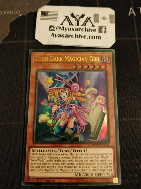 Toon Dark Magician Girl Dupo En Ultra Rare St Edition Near