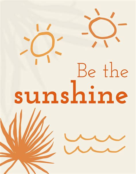 Be the sunshine template psd | Free PSD Template - rawpixel