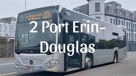 Full Route Port Erin To Douglas Bus Vannin Isle Of Man Youtube