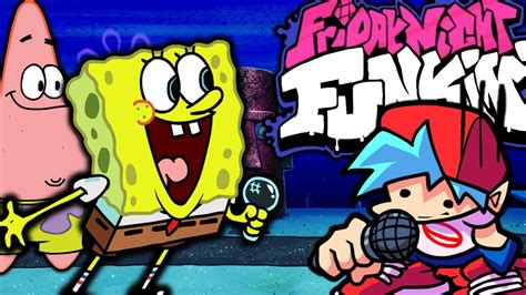 Friday Night Funkin V S Spongebob Cartoon Clash FNF MODS HARD